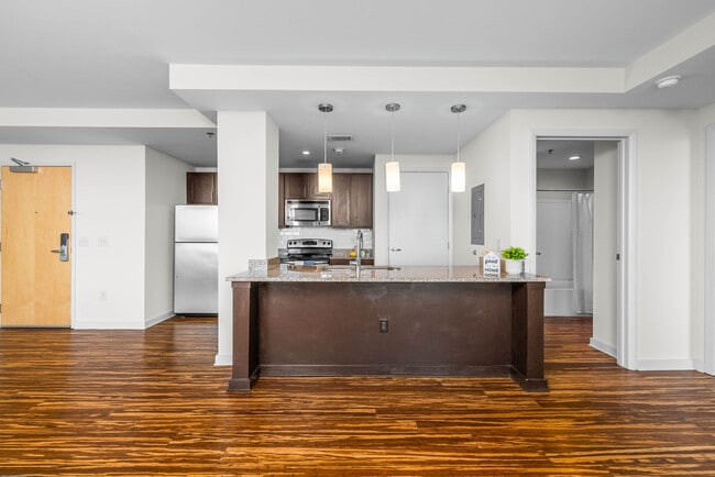 A1 Floor Plan: Kitchen/Living Room