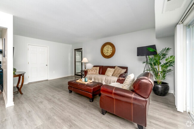 2BR, 1BA – 1,230SF - Living Room - North Hills Apartments