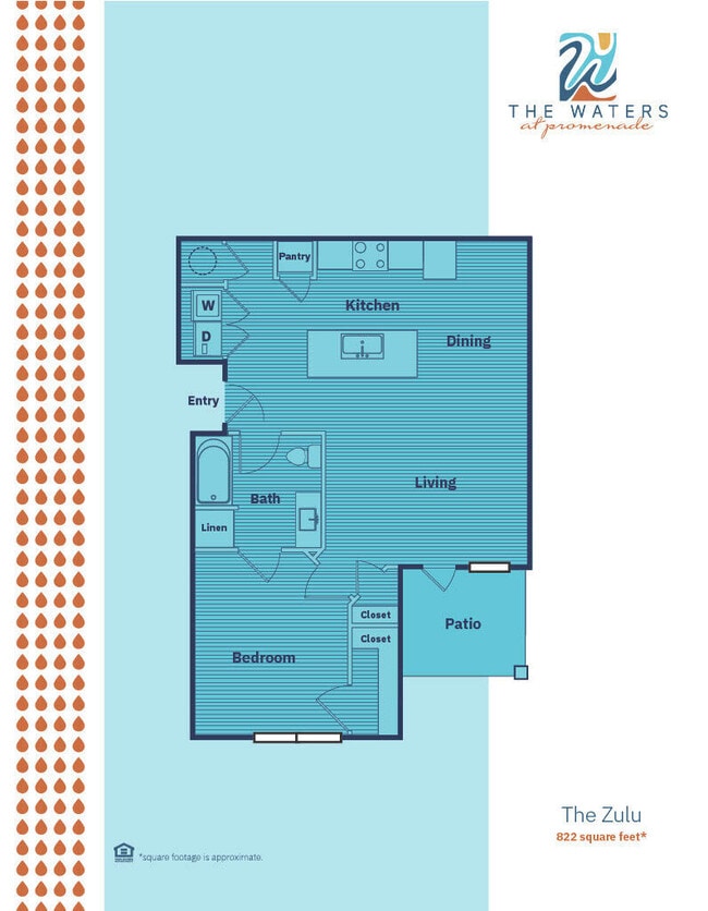 The Zulu: 1BR, 1BA