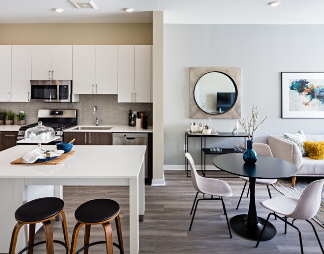Russell Building Brand New Kitchen-Living