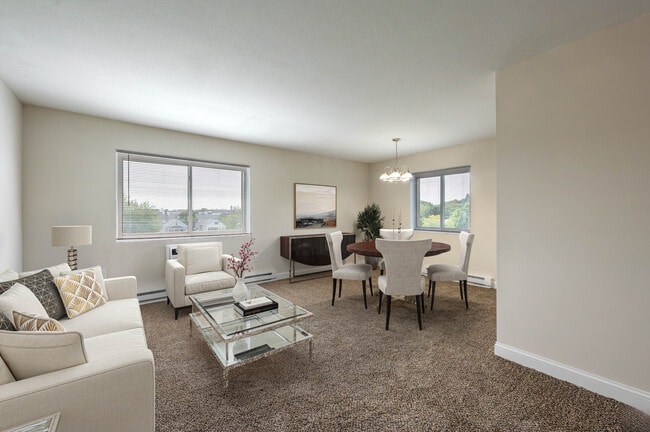 Sala de estar - Jefferson Arms Apartments