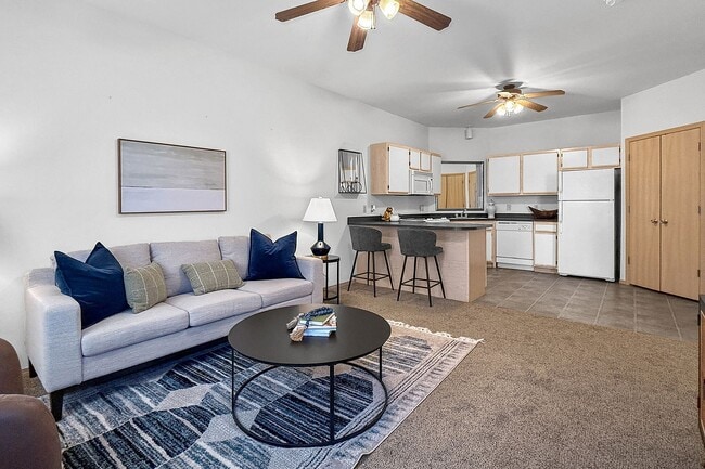 Open Concept Living Room and Kitchen - Fairways at Lincoln