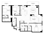 GPH4310 floor plan ALLUVION LAS OLAS