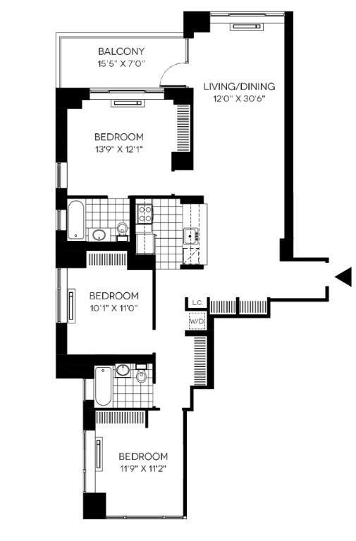 3 bedroom in LONG ISLAND CITY NY 11101 - 3 bedroom in LONG ISLAND CITY NY 11101 Condo Unit 45J