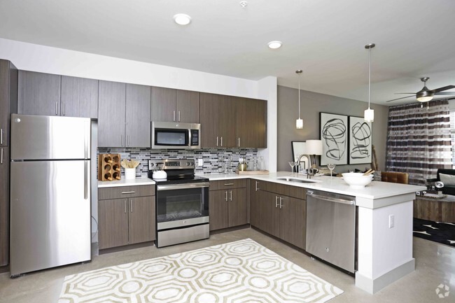 1BR,1BA - A1 - 689SF - KITCHEN - The Mark at Midtown Park Apartments