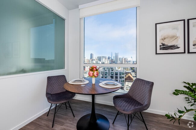 2BR, 2BA - 800SF livingroom
