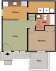 1br/1ba