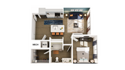 A1 floor plan Matheson Mill by Broadstone