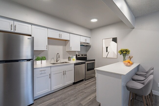 Omnia Baseline One Bedroom Kitchen - Omnia Baseline Apartments