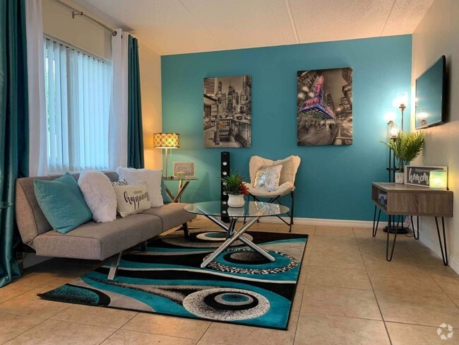 1BR, 1BA - 600 SF - Living - Crescent Lane Rental