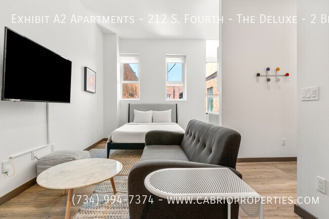 Photo - Exhibit A2 Apartments - 212 S. Fourth -The Deluxe - 2 Bed/1 Bath Unit The Deluxe - 2 Bed/1 Bath