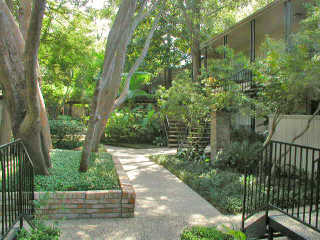 And Shaded Walkways - The Bordeaux Apartments