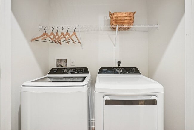 Laundry Room with Full-size Washer and Dryer