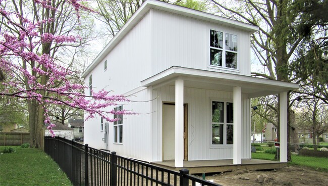 front porch nearly finished - 409 W Maple St House