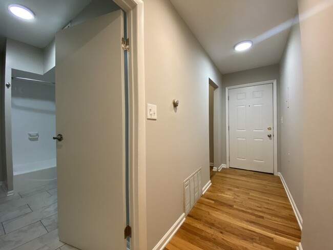 Hallway to the bathroom