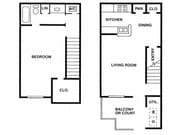 1BR/1BA