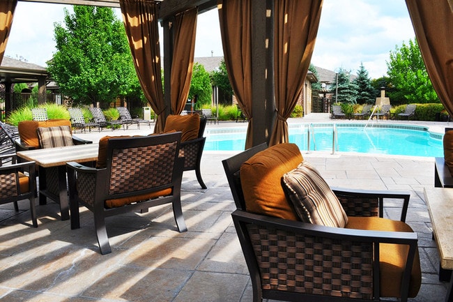 Poolside Cabanas - Lambertson Farms Apartment Homes