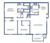 3BR/2BA