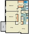 2BR/1BA
