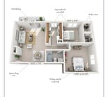 Grenadier 1 bth 3D Floorplan 2025-09-23