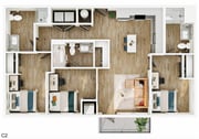 3 habitaciones/3 baños - C2