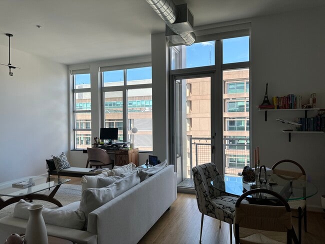 Spacious and open living room - 1390 V St NW Unit 503