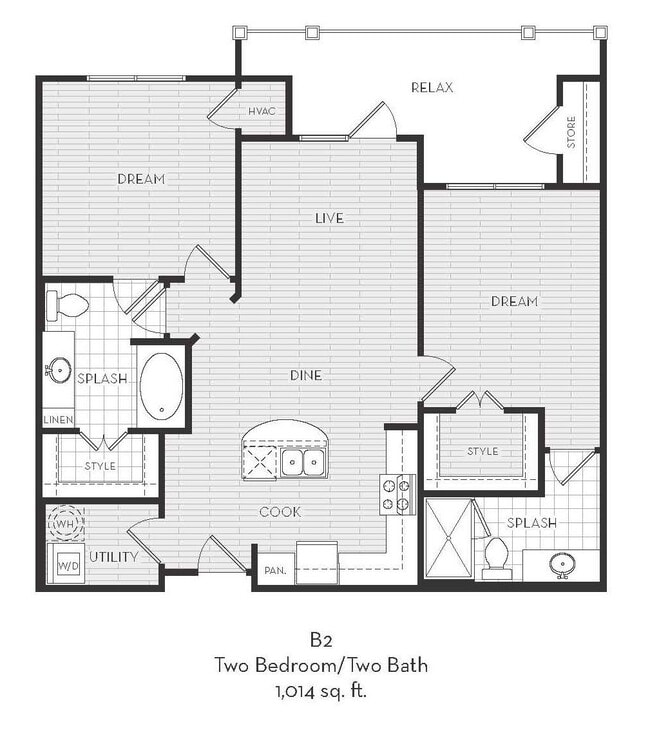 Dalian 151 - B2 - 2 camas - 2 baños - 1014 pies cuadrados - Dalian 151