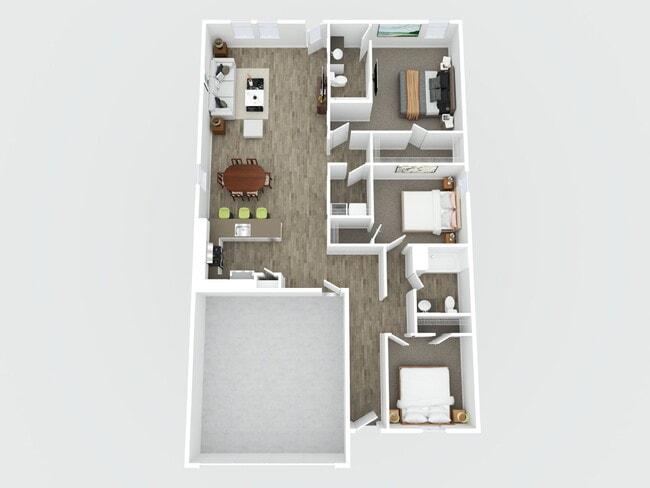 Photo - Charming 3-Bedroom Haven with 2 Full Baths