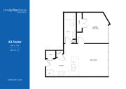 A3 Taylor 1 Bed 1 Bath