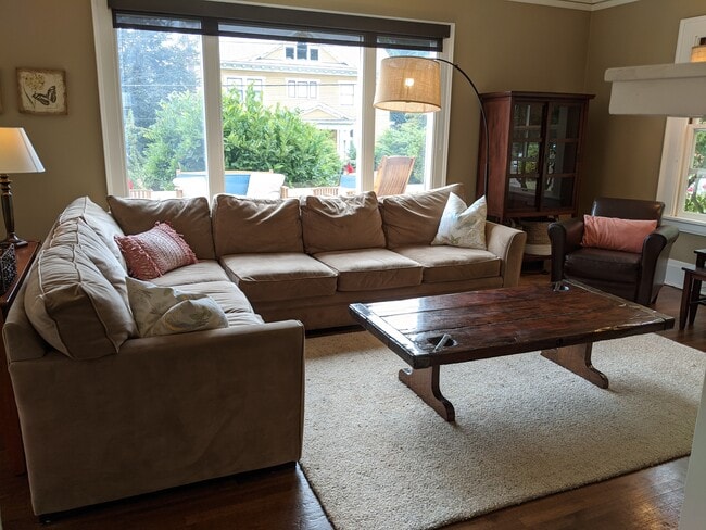 Living room with city views - 2216 SE 24th Ave