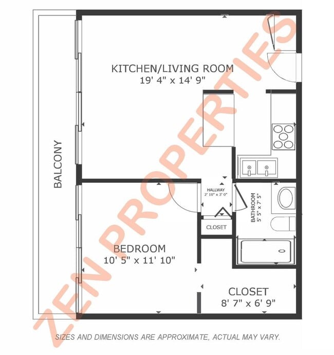 Photo - 1 Bdrm 1 Bath 1 Parking at Makiki Hillside Unit 402