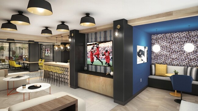 1st Floor TV Lounge Rendering