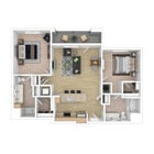 B3 3D Floor plan