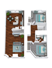 Two Bed 2 Bath Townhome