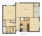 1BR/1BA