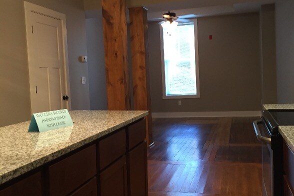Kitchen into Living Space - 314 N Main St Unit 205
