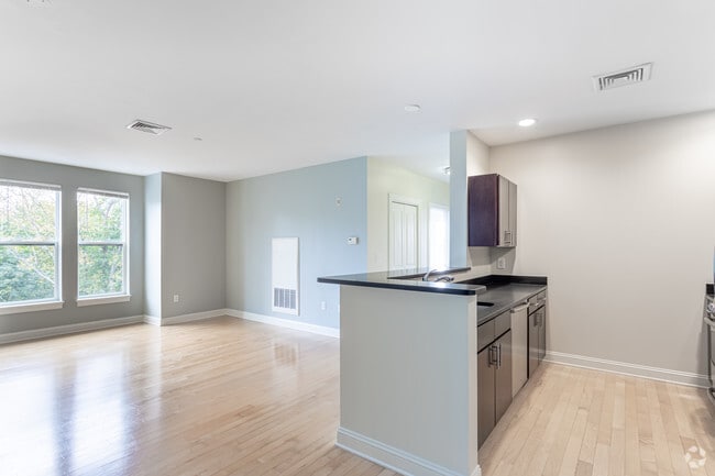 2BR, 1BA - Kitchen/ Living Room