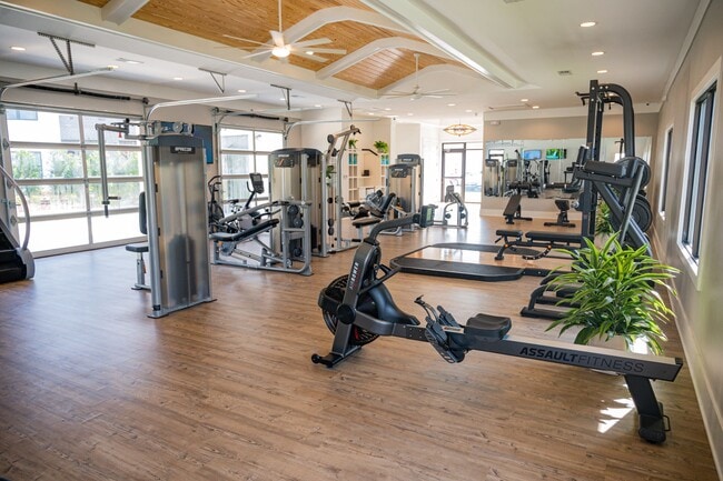 Gimnasio en Hawthorne at Smith Creek en Wilmington, NC - Hawthorne at Smith Creek
