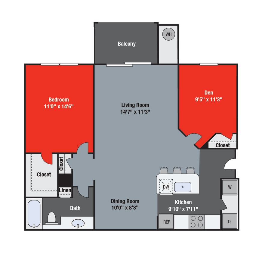 Floor Plan - York w/den