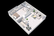 1BR/ 1BA