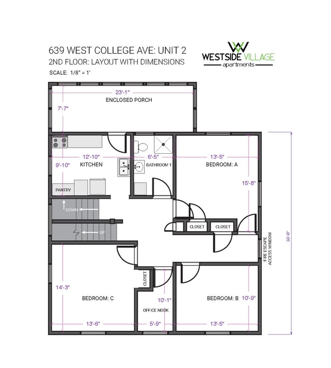 639 W College Ave Unit 02/3