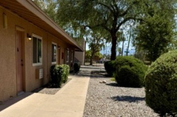 "A" Building Walkway