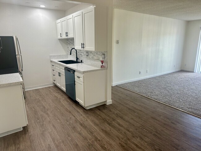 Kitchen and living room