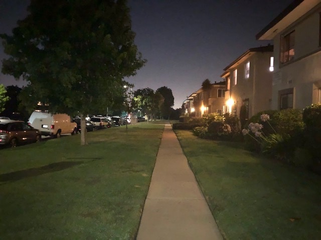 Front Walk Dusk South - 3181 S Barrington Ave Unit E