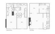 2 Bed 2.5 Bath Townhome with Washer Dryer