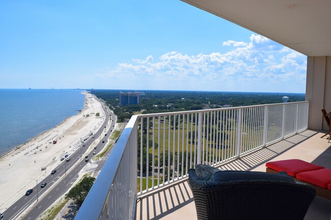 The view from the 21st floor! - 2668 Beach Blvd Condo Unit 2103