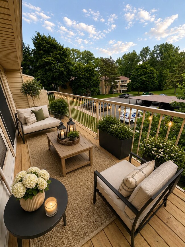 Balcony - Brookdale Apartments