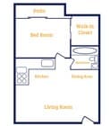 1BR/1BA