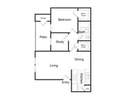 B1 | 1x1 | 712 sq ft