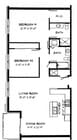 2 Bed / 2 Bath - 1,167 SF